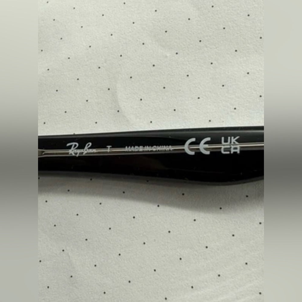 Ray-Ban Polished Black Eyeglasses Frame 53-19-145