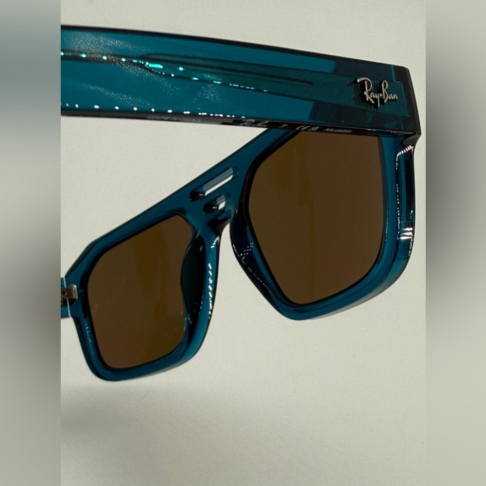 Ray-Ban Corrigan Polarized Sunglasses Blue Brown 54/20
