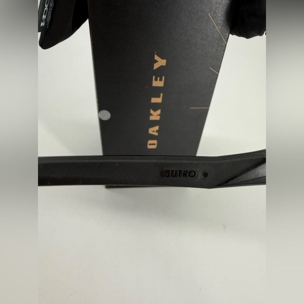 Oakley Sutro Lite Matte Black Polarized Galaxy Black Lens Sunglasses 9463-05