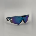 Oakley Sphaera Slash Sunglasses Matte Stonewash Blue Prizm Polarized OO9499-0336