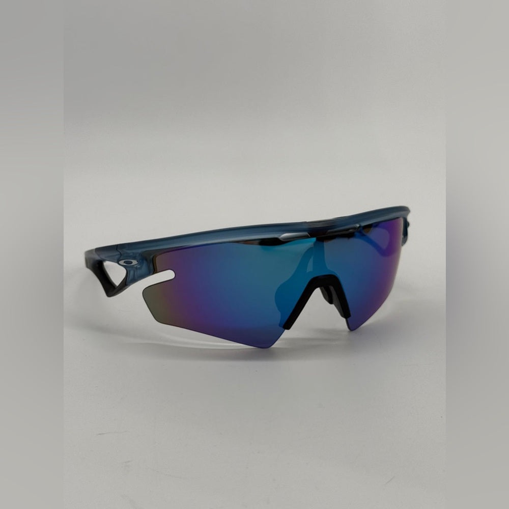 Oakley Sphaera Slash Sunglasses Matte Stonewash Blue Prizm Polarized OO9499-0336