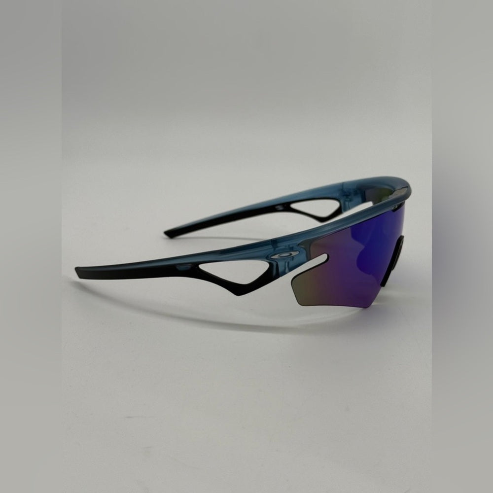 Oakley Sphaera Slash Sunglasses Matte Stonewash Blue Prizm Polarized OO9499-0336
