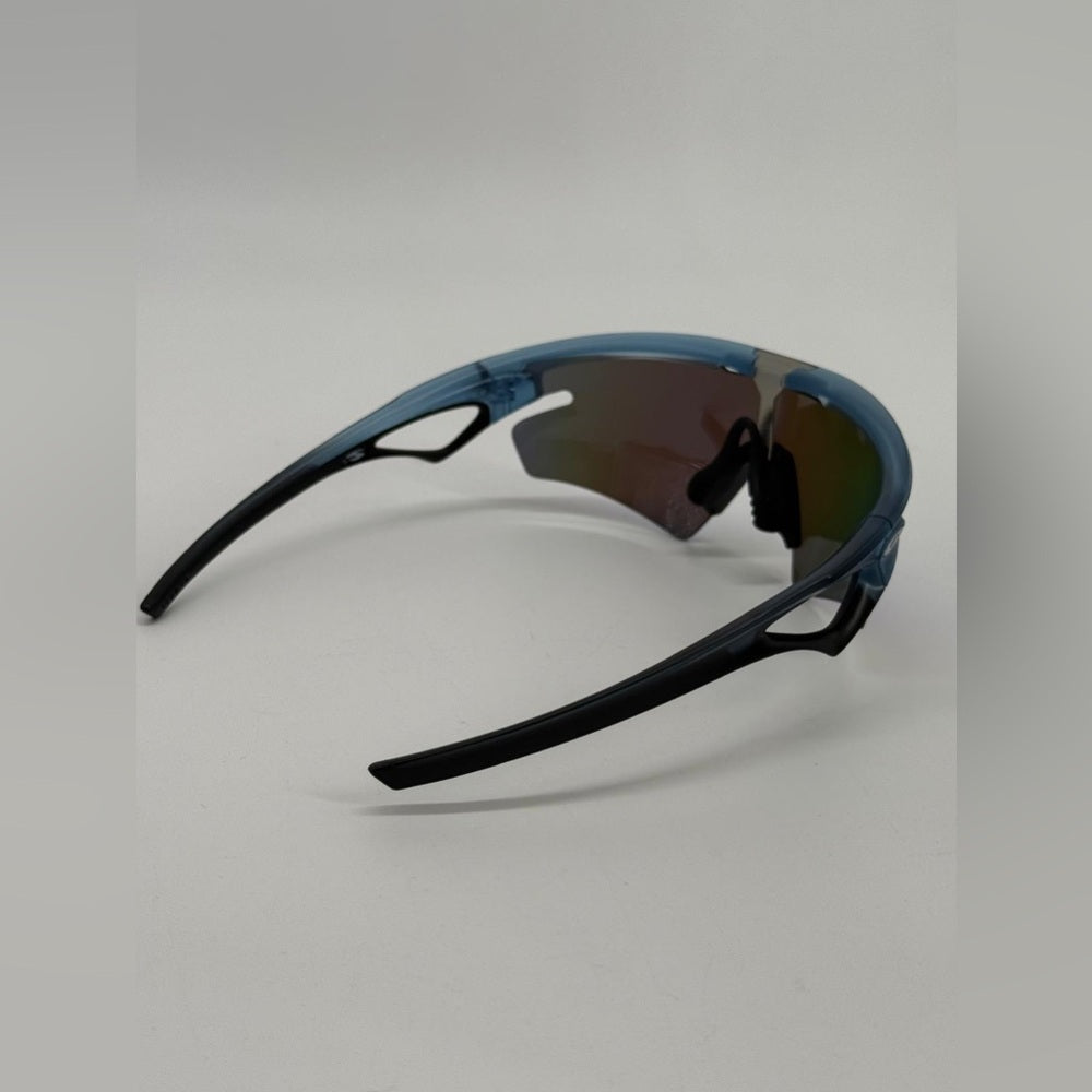 Oakley Sphaera Slash Sunglasses Matte Stonewash Blue Prizm Polarized OO9499-0336