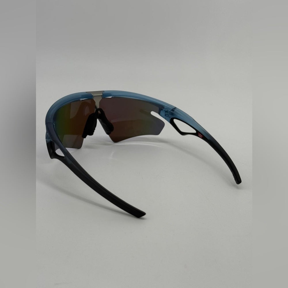 Oakley Sphaera Slash Sunglasses Matte Stonewash Blue Prizm Polarized OO9499-0336