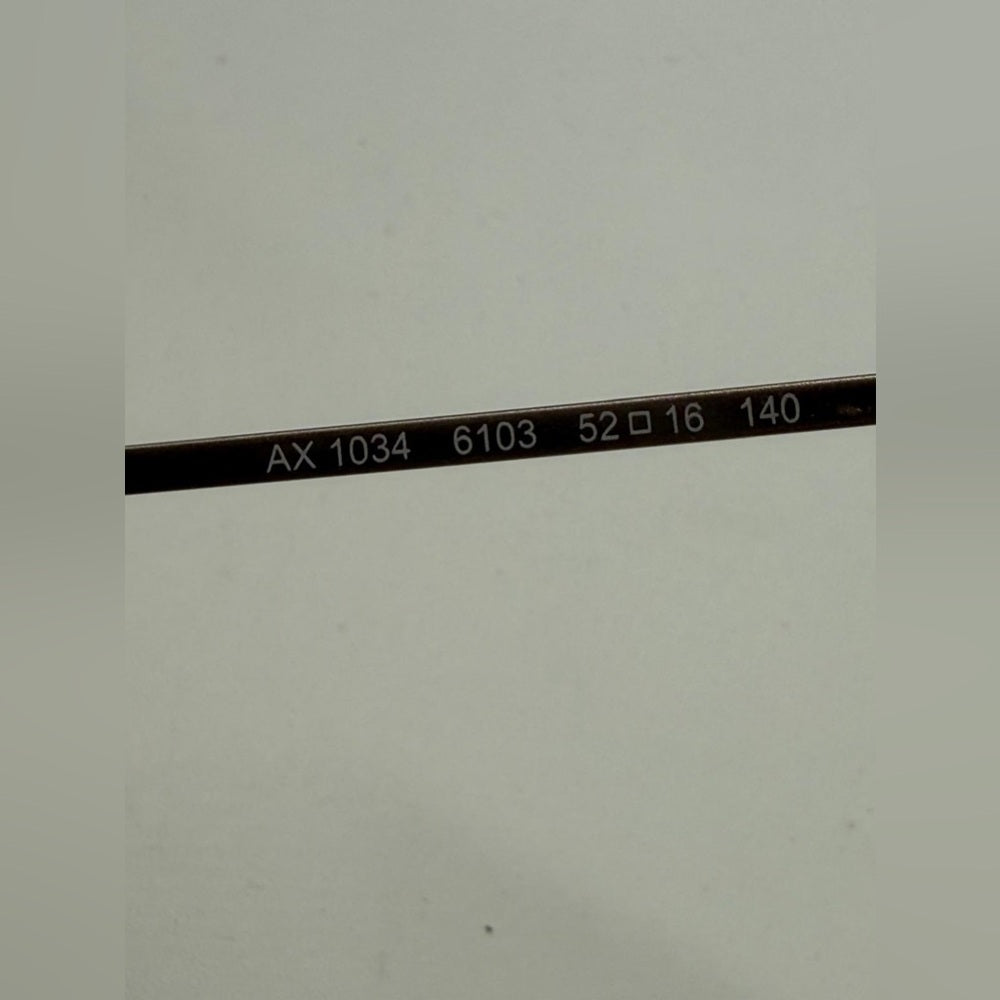 Armani Exchange AX1034 6103 52-16 140 Cat Eye Eyeglasses Frames