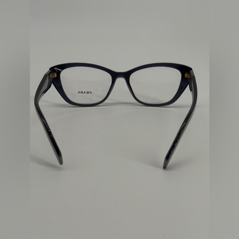 Prada Navy VPR 19W 53-17 07Q-101 140 Eyeglasses Blue Frame