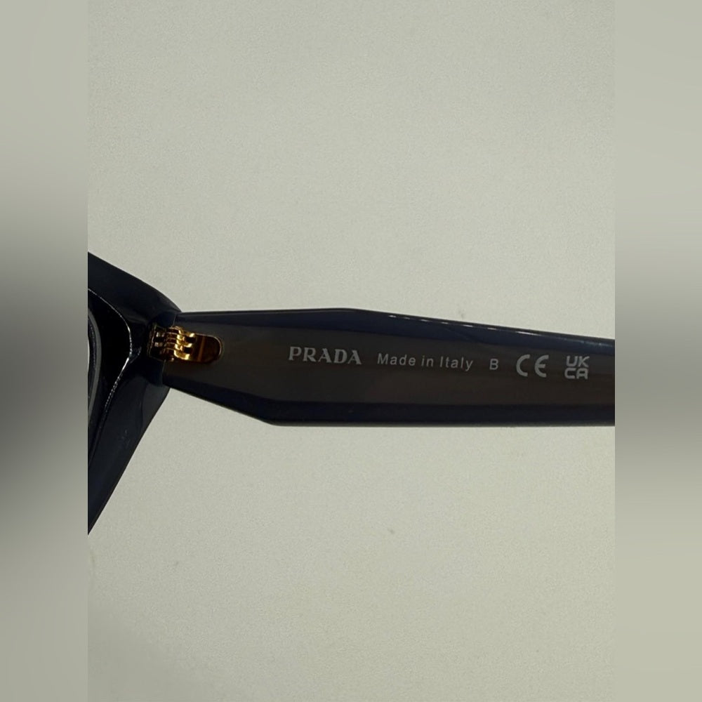 Prada Navy VPR 19W 53-17 07Q-101 140 Eyeglasses Blue Frame