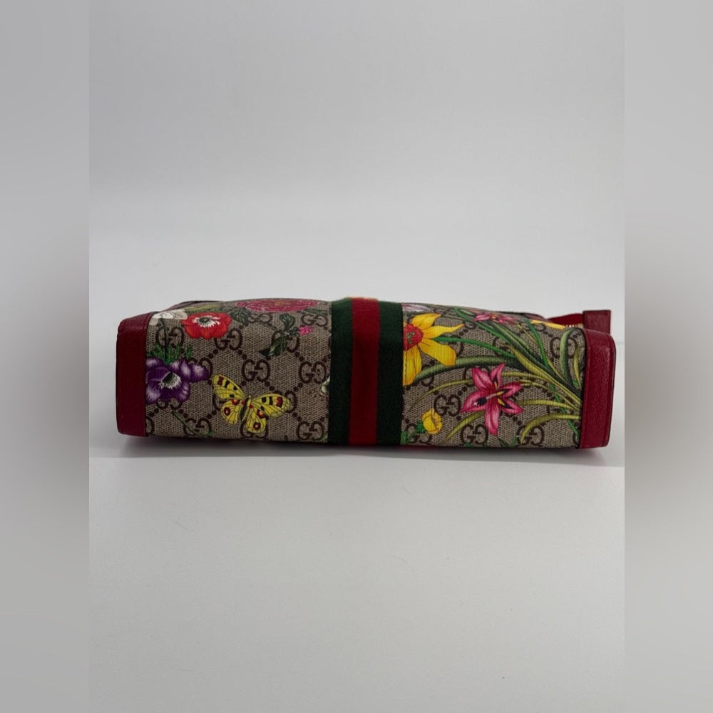 Gucci Ophidia GG Flora Pouch