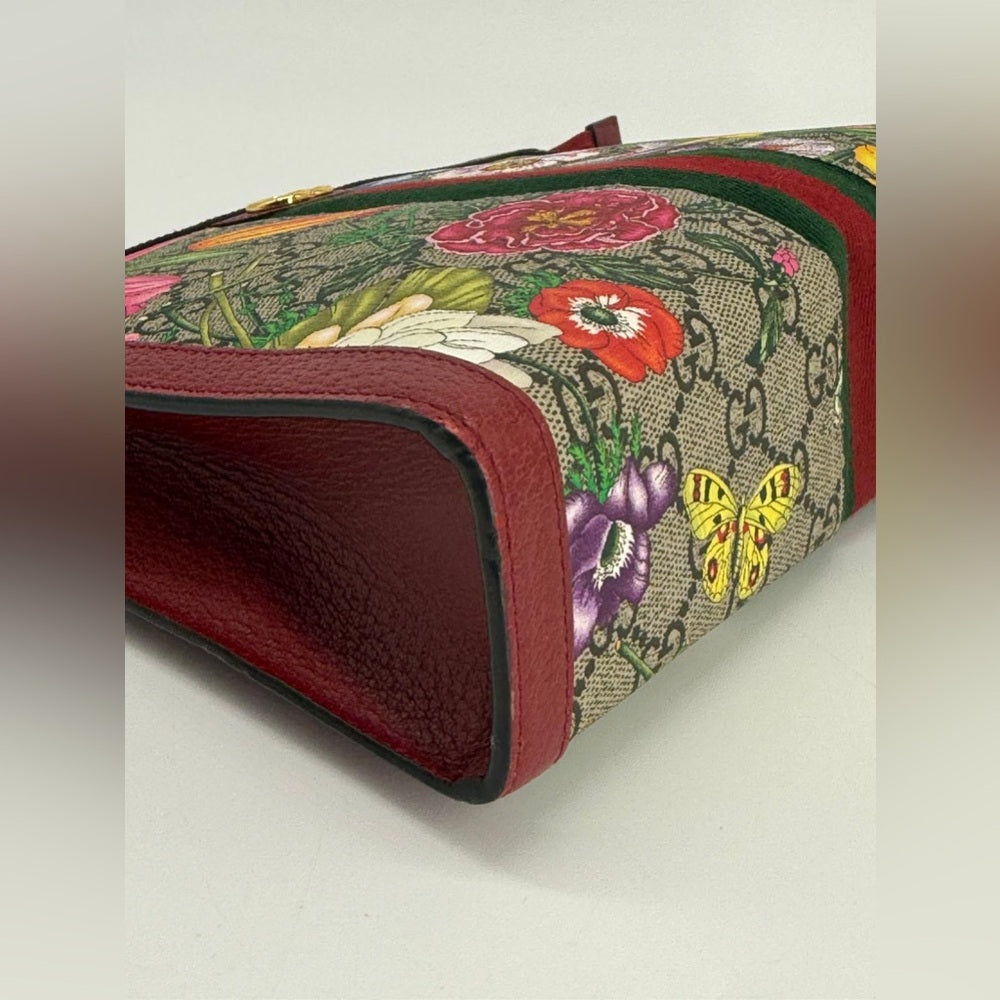 Gucci Ophidia GG Flora Pouch