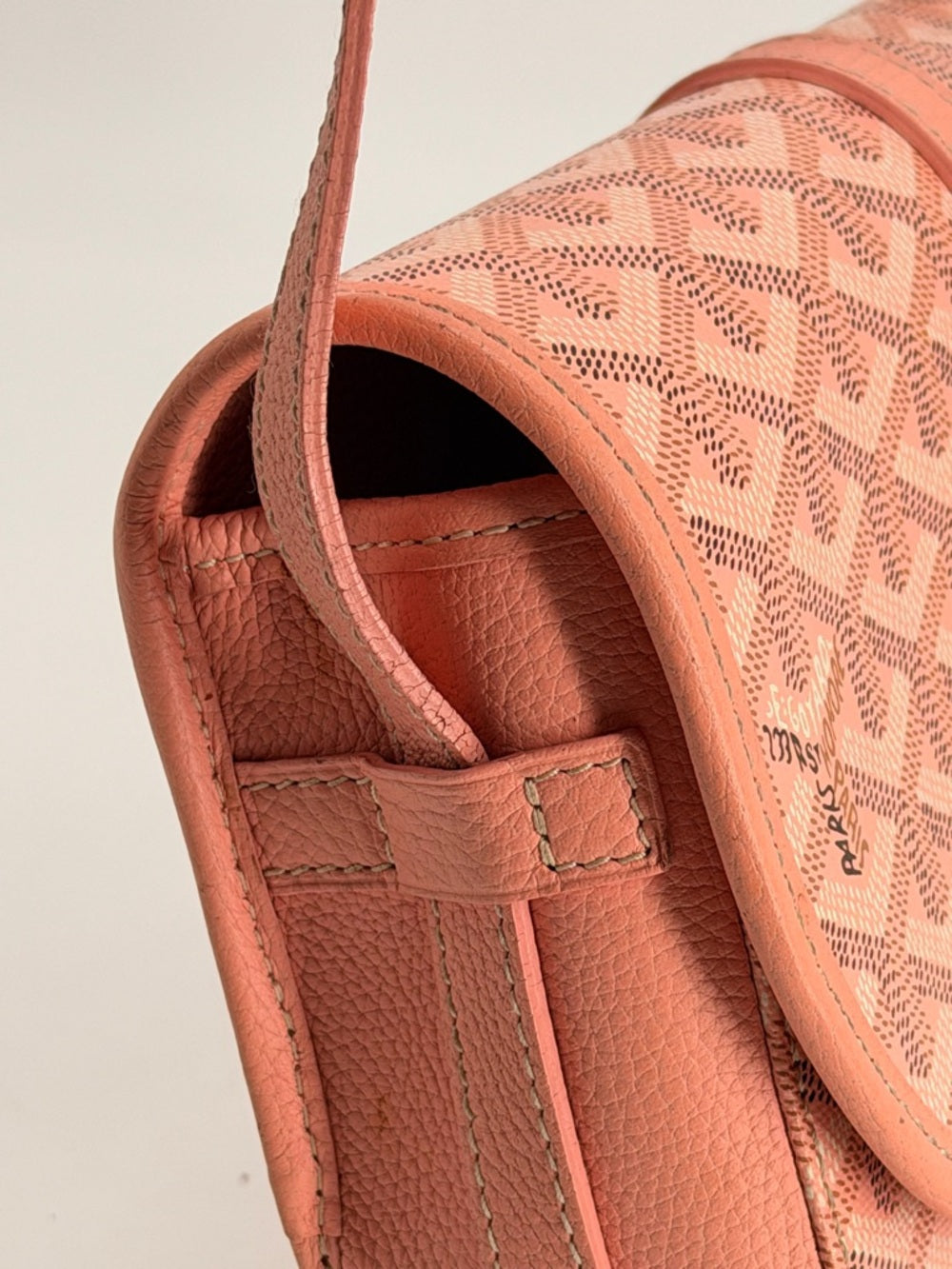 Goyard Goyardine Belvedere II PM Messenger Bag Pink