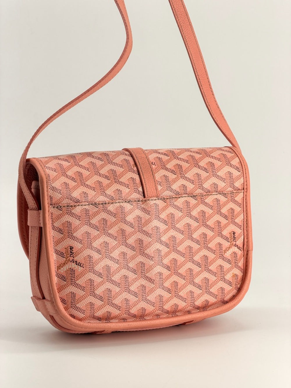 Goyard Goyardine Belvedere II PM Messenger Bag Pink