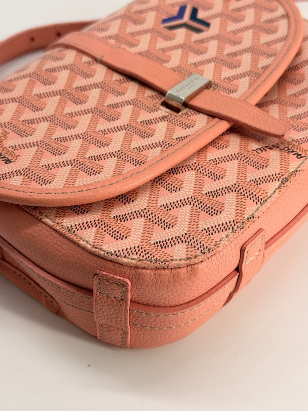 Goyard Goyardine Belvedere II PM Messenger Bag Pink