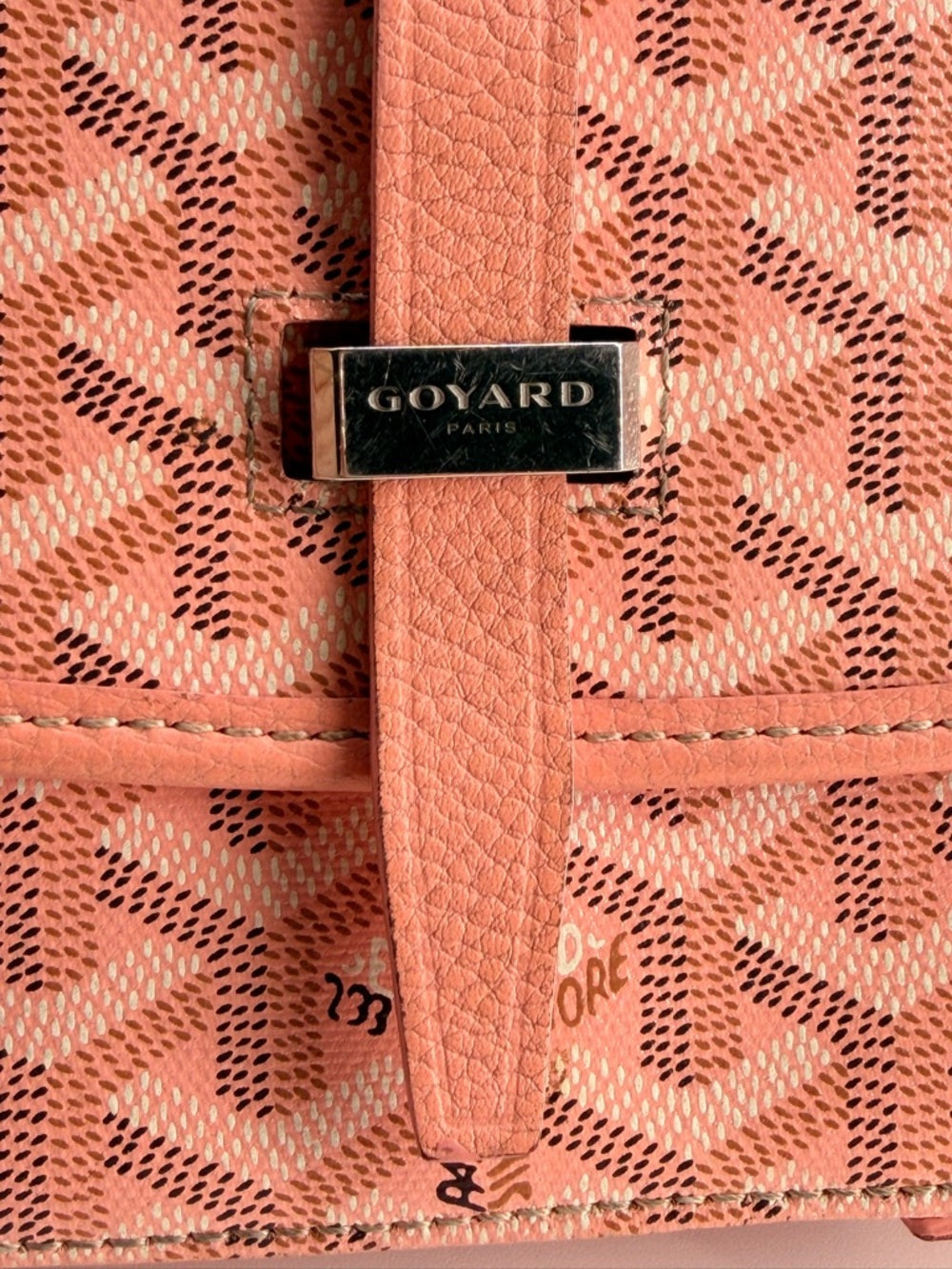 Goyard Goyardine Belvedere II PM Messenger Bag Pink
