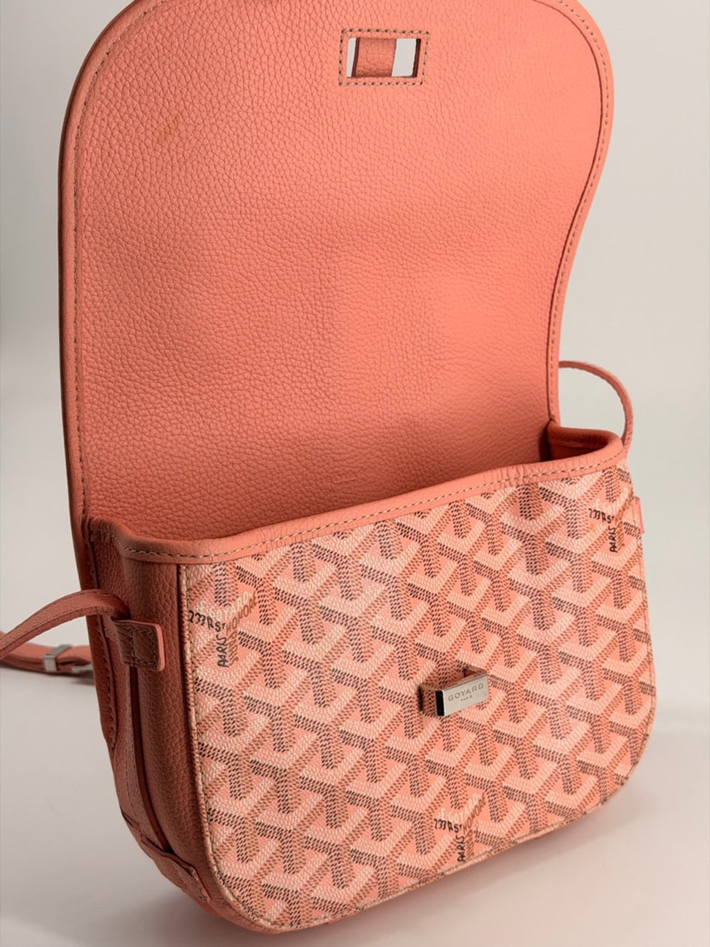 Goyard Goyardine Belvedere II PM Messenger Bag Pink