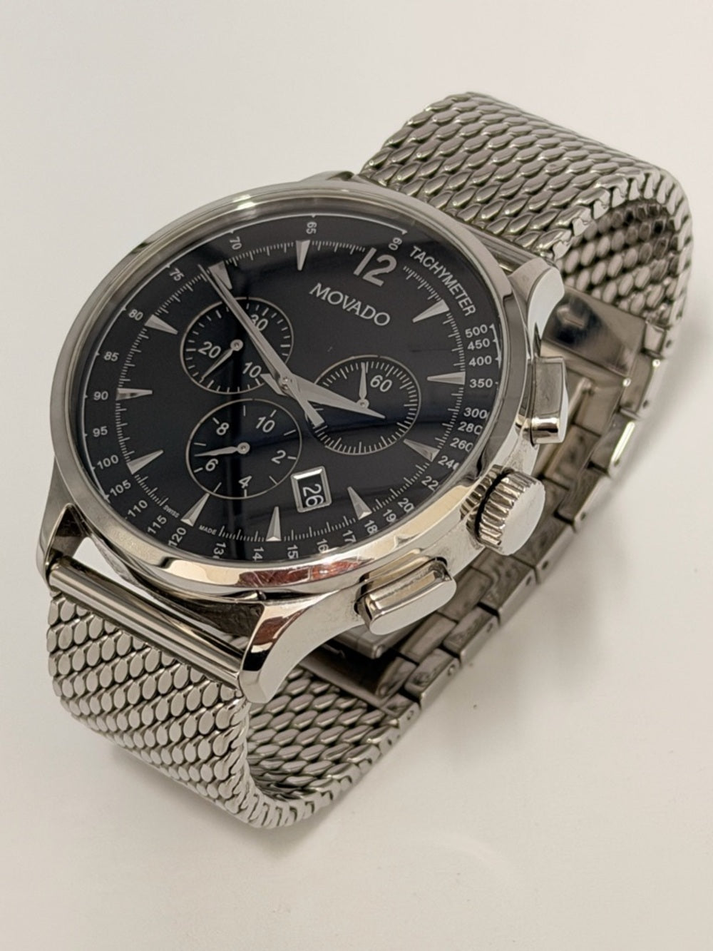 MOVADO Museum Circa Chronograph Stainless Steel Men's Watch - 0606803