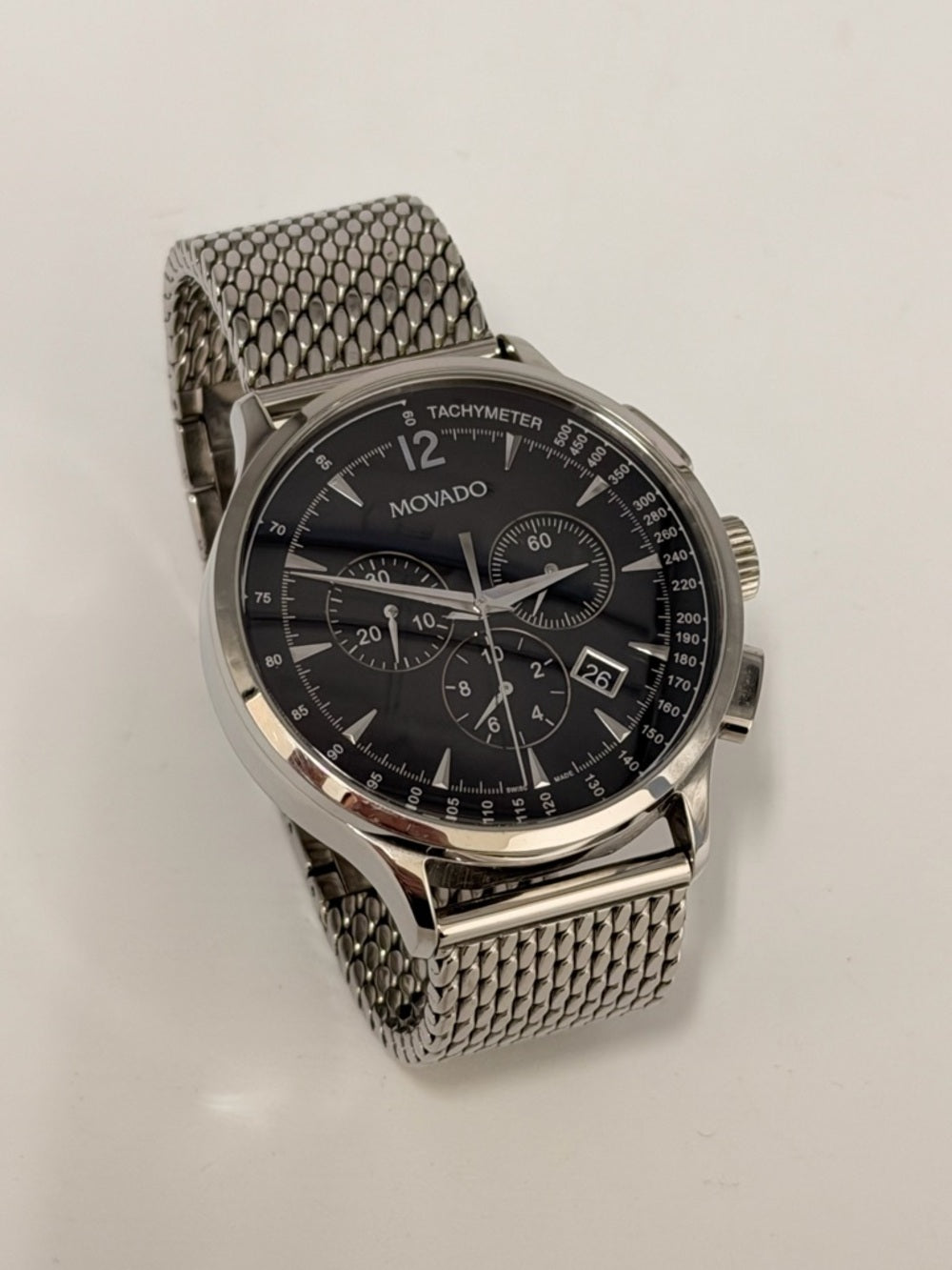 MOVADO Museum Circa Chronograph Stainless Steel Men's Watch - 0606803