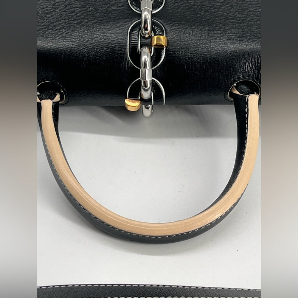 Louis Vuitton Chain PM in Noir Black Monogram Canvas Shoulder Bag