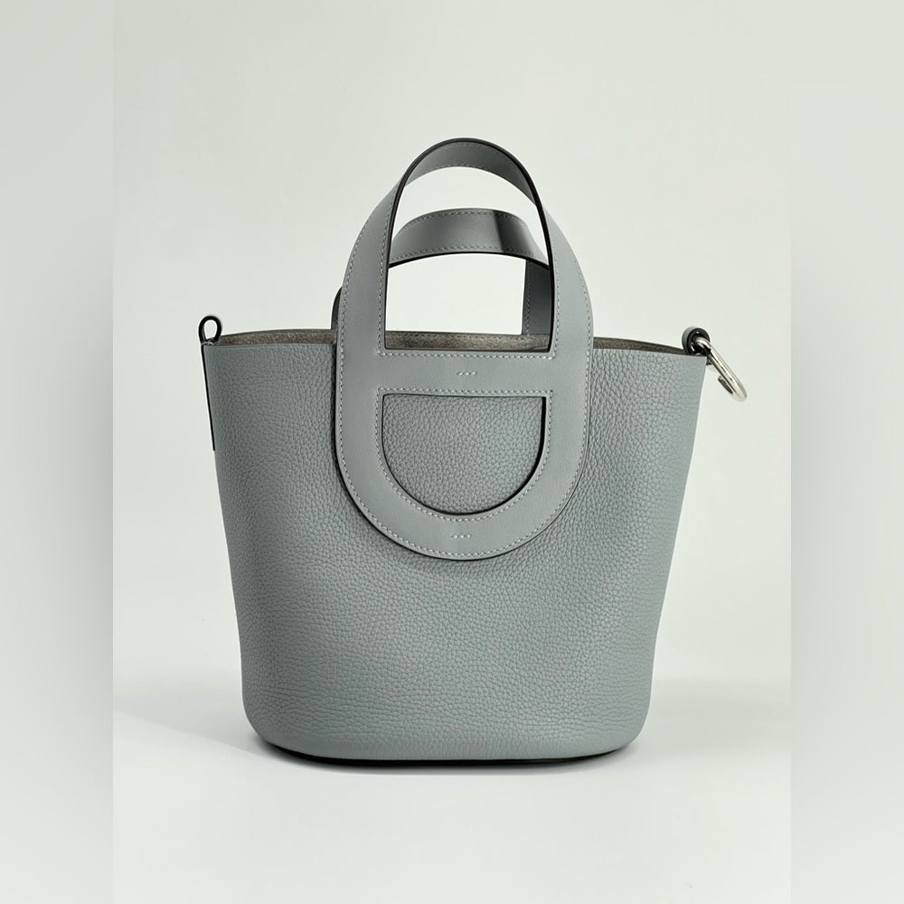 Hermès In-the-Loop 18 Gris Pantin with Palladium HW Handbag 2025