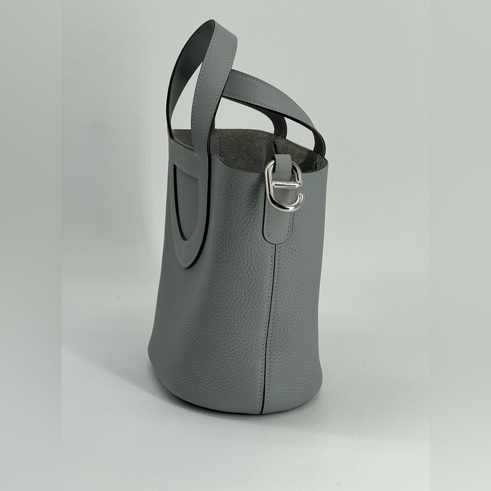 Hermès In-the-Loop 18 Gris Pantin with Palladium HW Handbag 2025