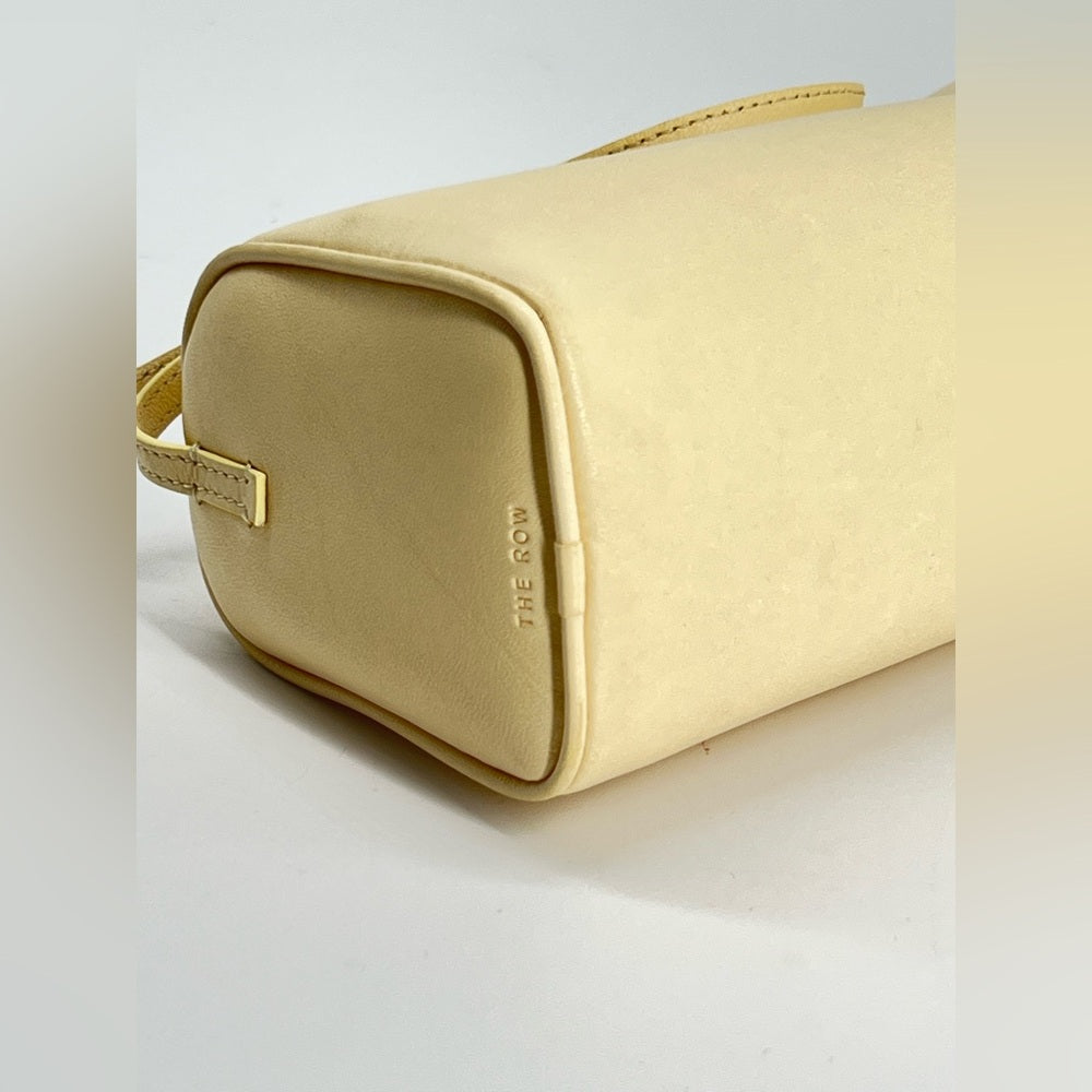 The Row 90's In Ivory Leather Bag