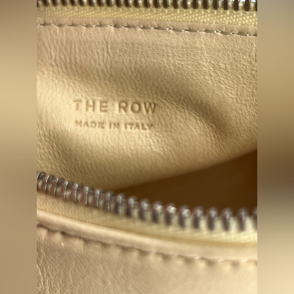 The Row 90's In Ivory Leather Bag