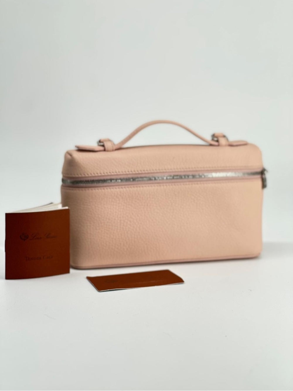 Loro Piana Calfskin L19 Extra Pocket Pouch Candoglia Marble Bag
