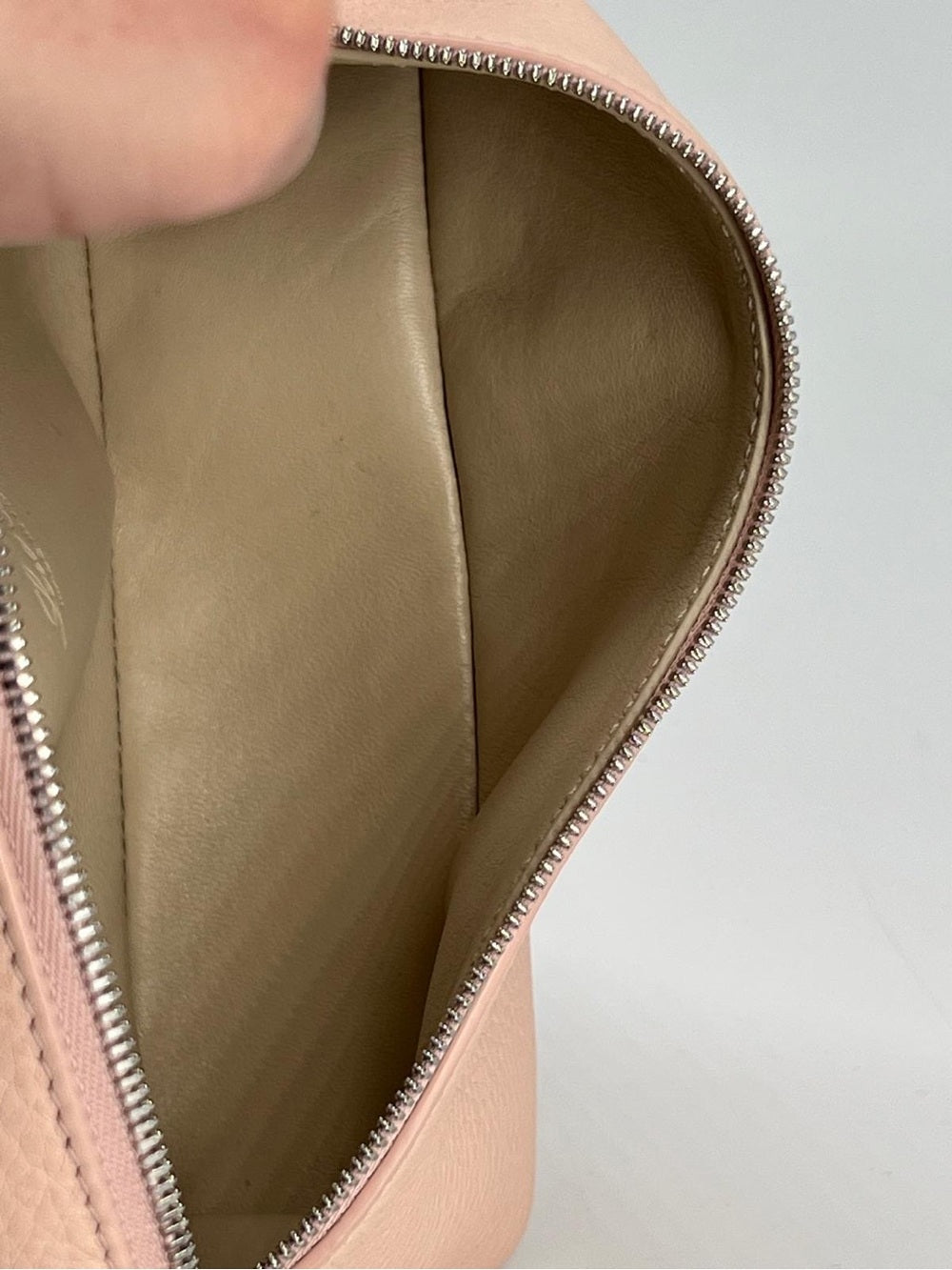 Loro Piana Calfskin L19 Extra Pocket Pouch Candoglia Marble Bag