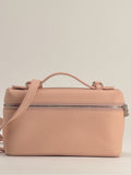 Loro Piana Calfskin L19 Extra Pocket Pouch Candoglia Marble Bag
