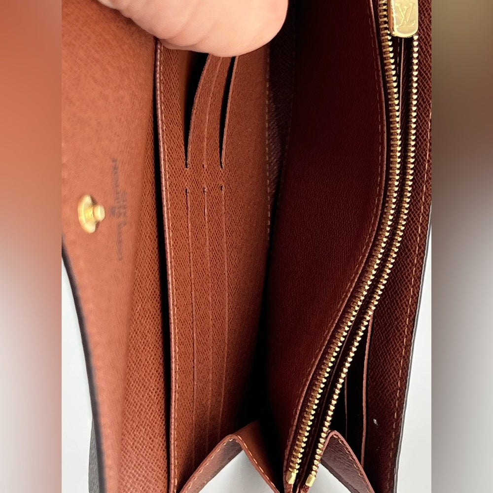 Louis Vuitton Sarah Monogram Canvas Wallet