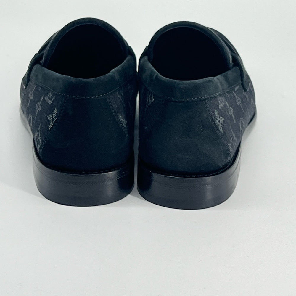 Louis Vuitton Major Loafers In Black Monogram Jacquard Fabric Men’s Shoes 6 1/2
