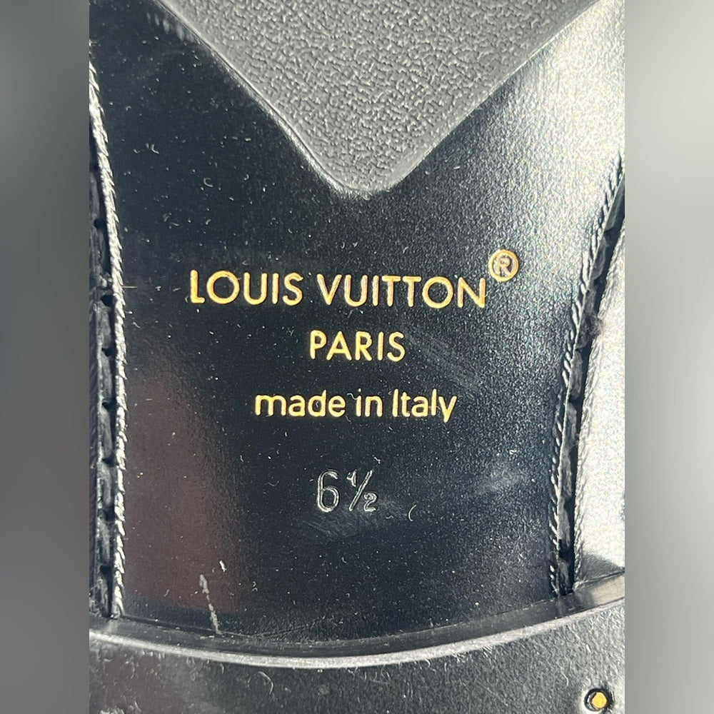 Louis Vuitton Major Loafers In Black Monogram Jacquard Fabric Men’s Shoes 6 1/2
