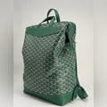 Goyard Cisalpin Green Backpack