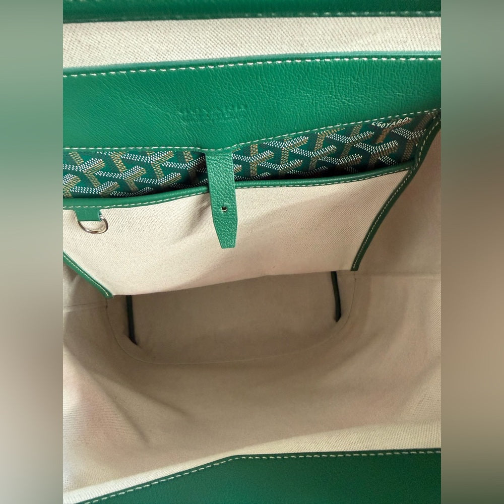 Goyard Cisalpin Green Backpack