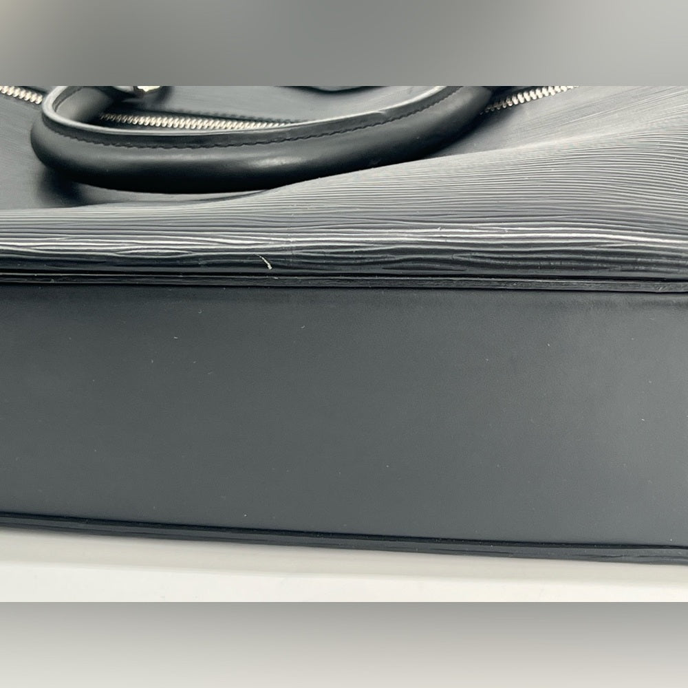 LOUIS VUITTON Porte-Documents Black Epi Leather Bag