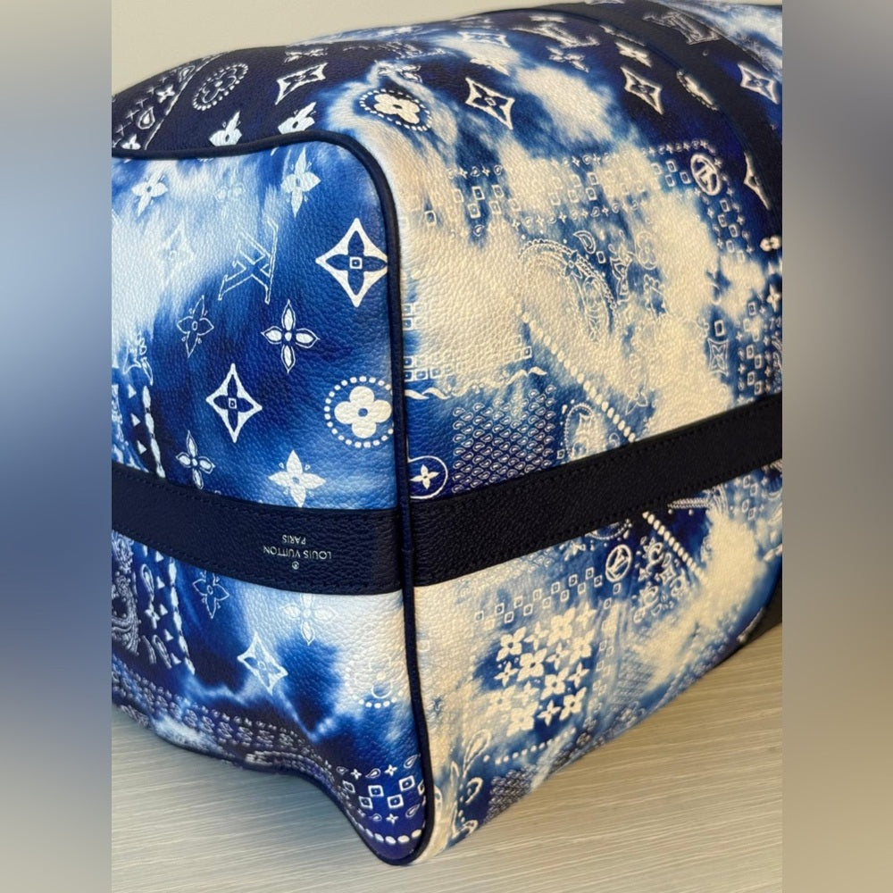 Louis Vuitton Keepall Bandouliere 50 Bandana Limited Edition Duffel Bag