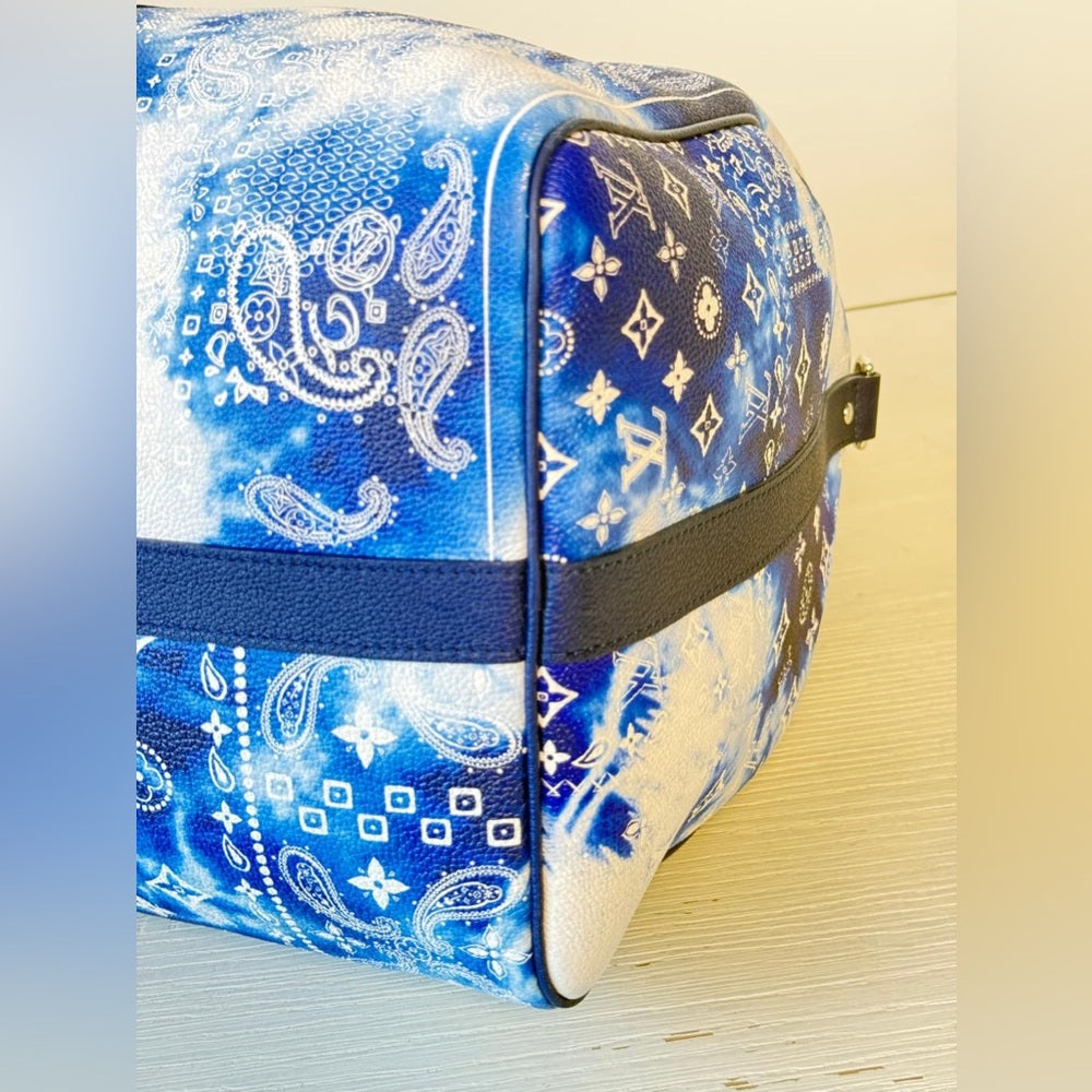 Louis Vuitton Keepall Bandouliere 50 Bandana Limited Edition Duffel Bag