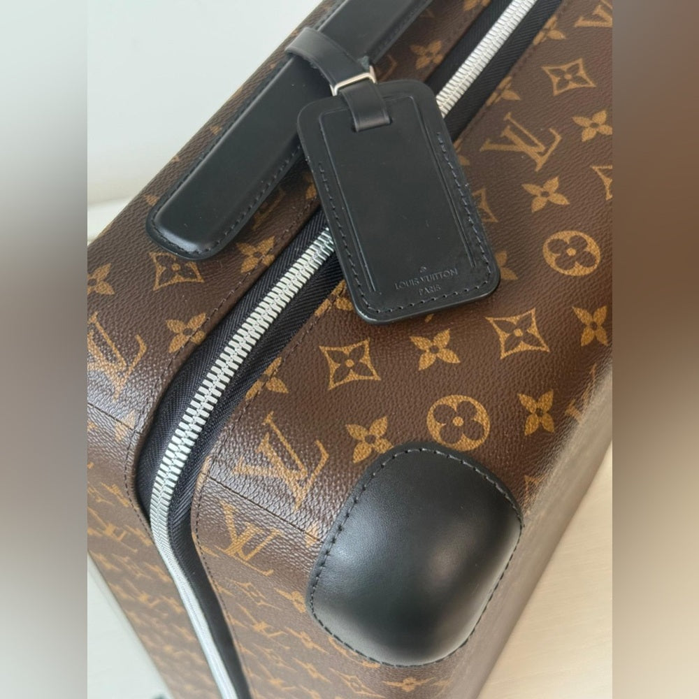 Louis Vuitton Horizon Brown Monogram Wheeler Carry On Suitcase