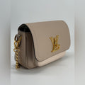 Louis Vuitton Lockme Tender Beige Leather Shoulder Bag