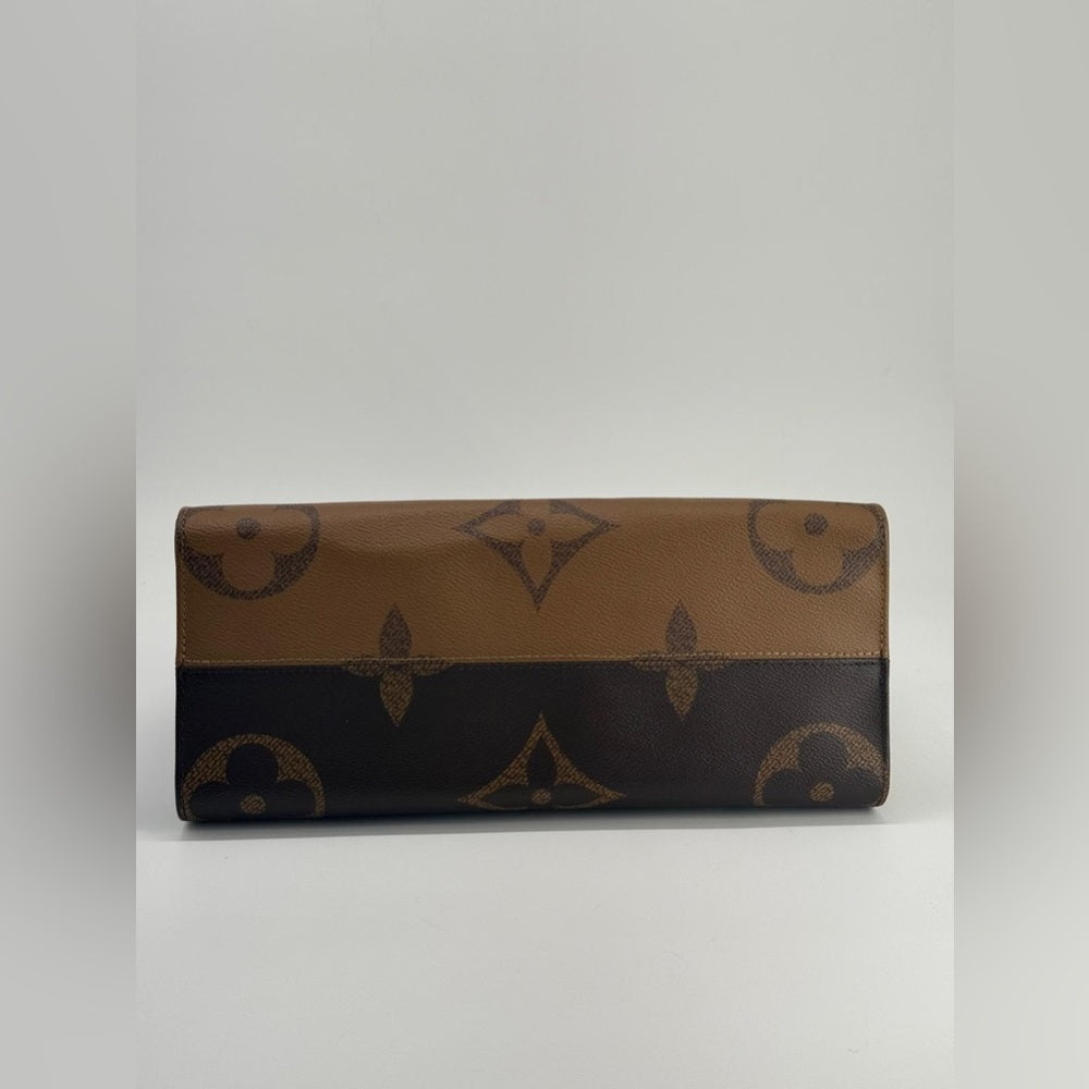 Louis Vuitton On The Go MM Reverse Monogram Tote Bag