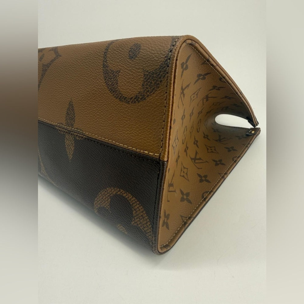 Louis Vuitton On The Go MM Reverse Monogram Tote Bag