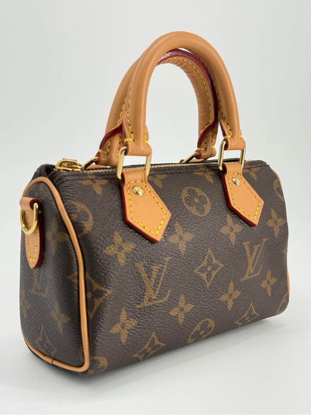 Louis Vuitton Monogram Nano Speedy Bandoulier Mini Shoulder Bag