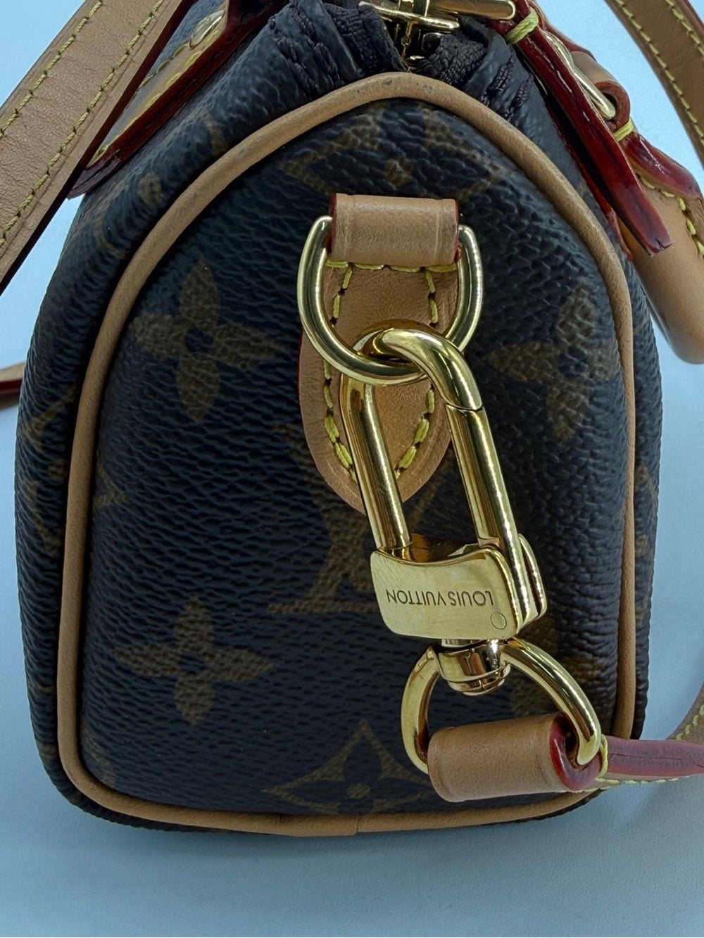 Louis Vuitton Monogram Nano Speedy Bandoulier Mini Shoulder Bag