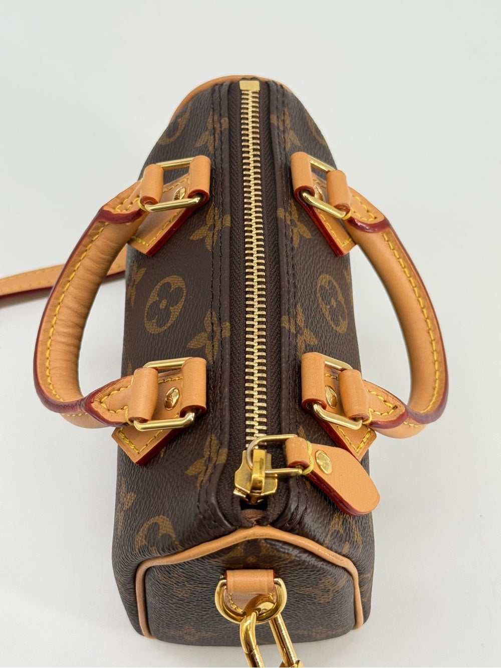 Louis Vuitton Monogram Nano Speedy Bandoulier Mini Shoulder Bag
