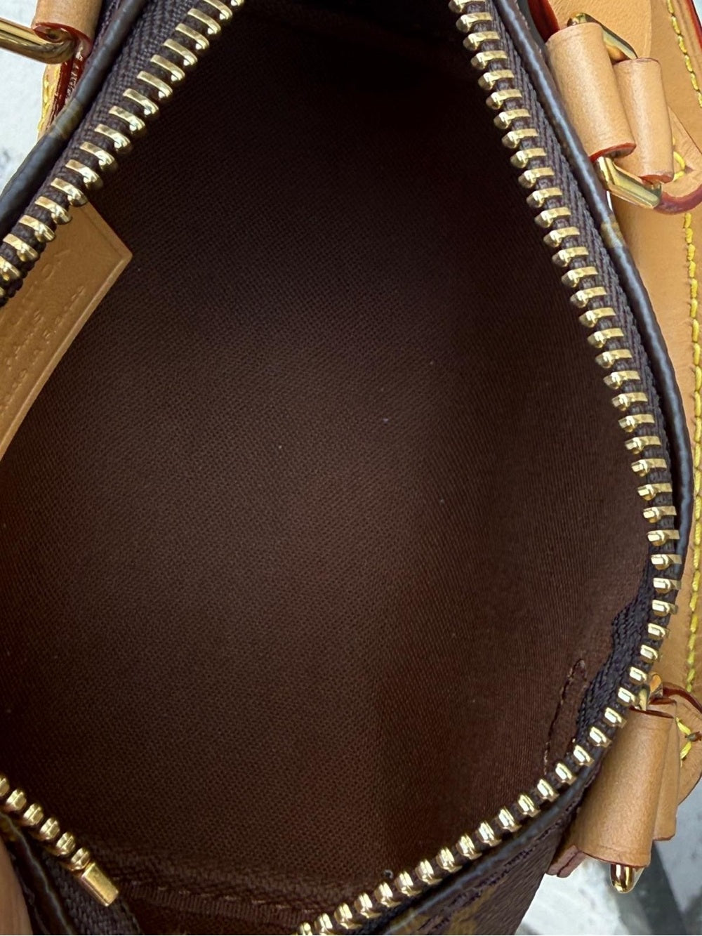 Louis Vuitton Monogram Nano Speedy Bandoulier Mini Shoulder Bag