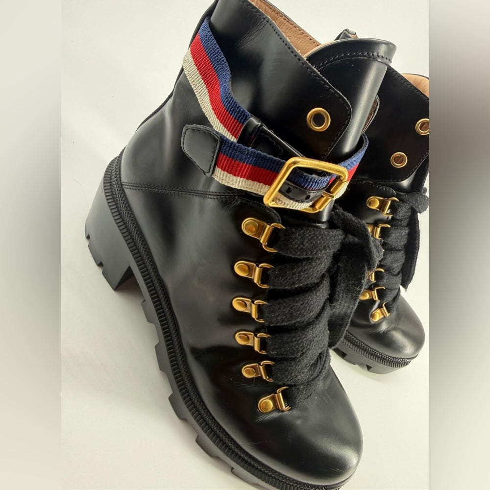 Gucci Sylvia Boots Size 37.5