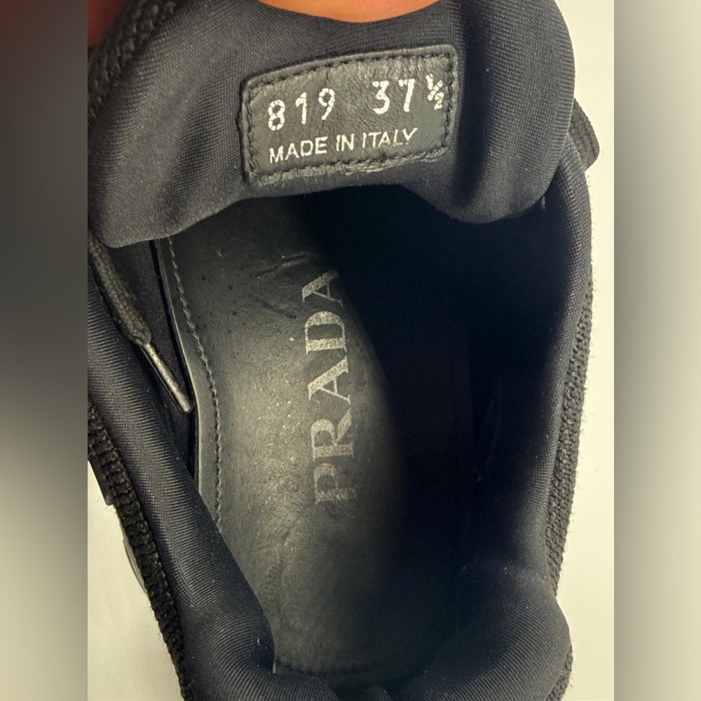 Prada Cloudbust Thunder Sneaker in Black US 7.5