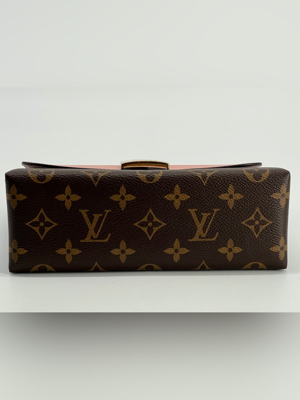 Louis Vuitton Locky BB in Monogram Canvas and Rose Poudre Pink Handbag