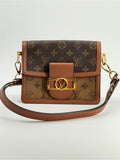 Louis Vuitton Dauphine Mini Reverse Monogram Canvas Shoulder Bag