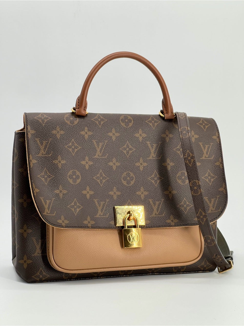Louis Vuitton Marignan Monogram Leather Handbag