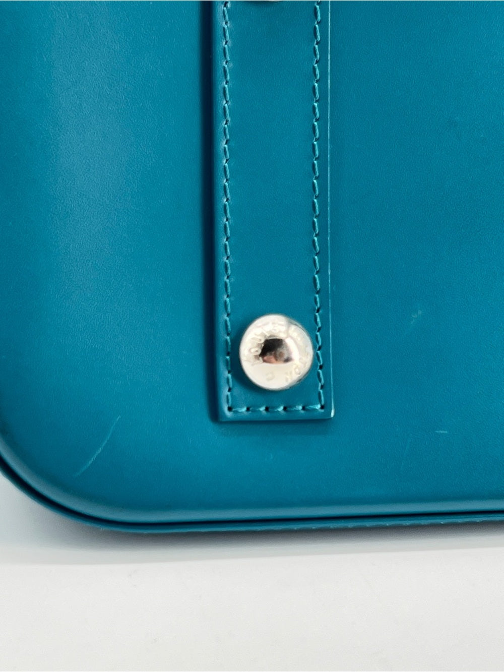 Louis Vuitton Epi Alma PM Hand Bag Blue